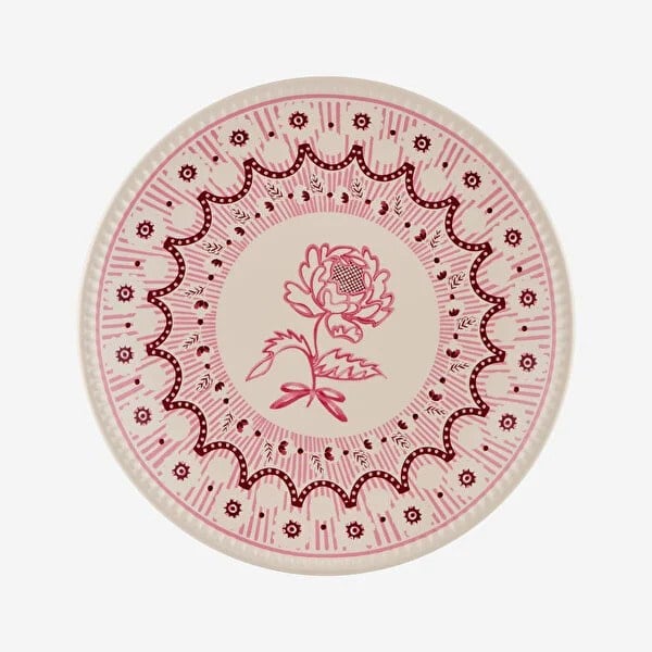Cath Kidston Pembe Stoneware Kahvaltı Tabağı 20 Cm