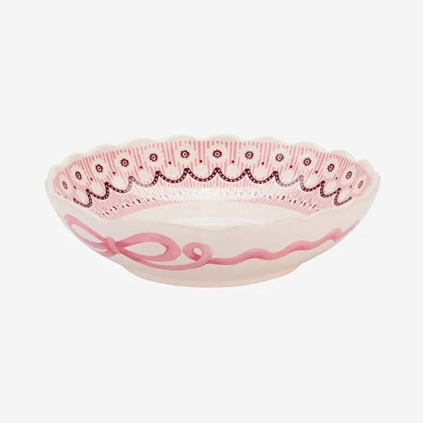 Cath Kidston Pembe Stoneware Servis Kasesi 20,5 Cm