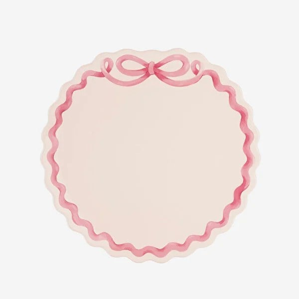 Cath Kidston Pembe Stoneware Yemek Tabağı 25 Cm