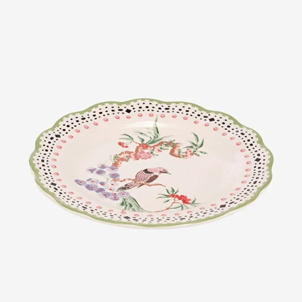 Cath Kidston Yeşil Porselen Kahvaltı Tabağı 21 Cm