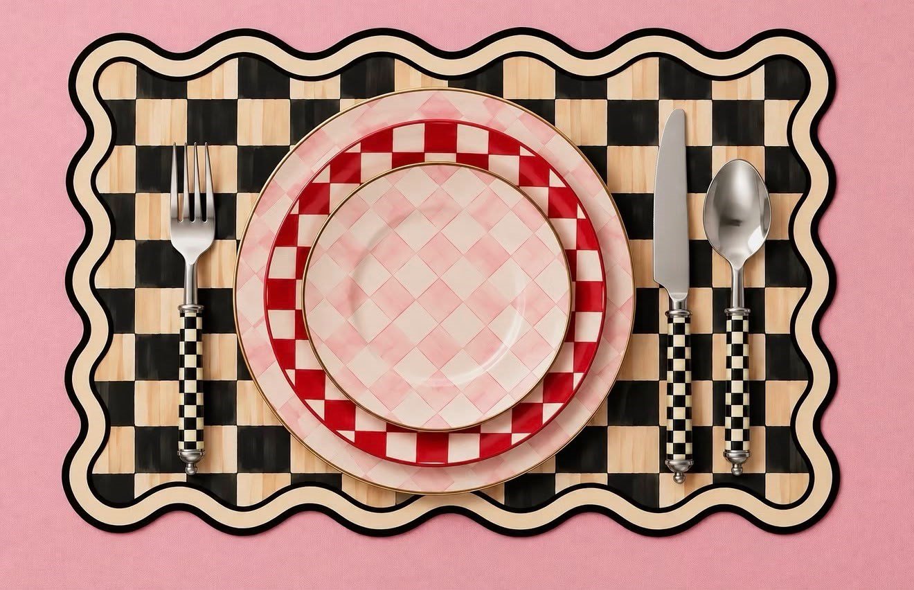 Checkmate 6'lı Silinebilir Amerikan Servis