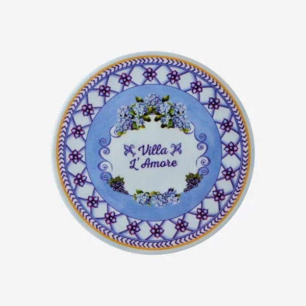 Chiara Alessi Mavi Melamin Bardak Altlığı 9,5 Cm