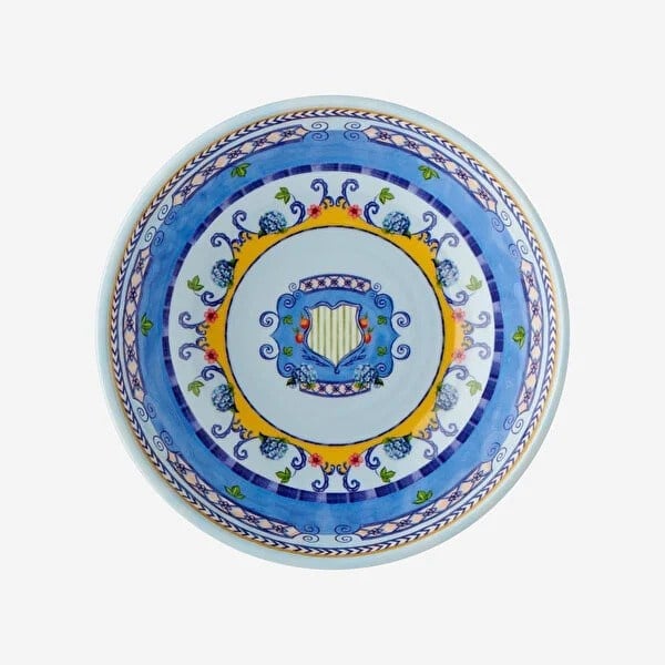 Chiara Alessi Mavi Melamin Servis Kasesi 20 Cm