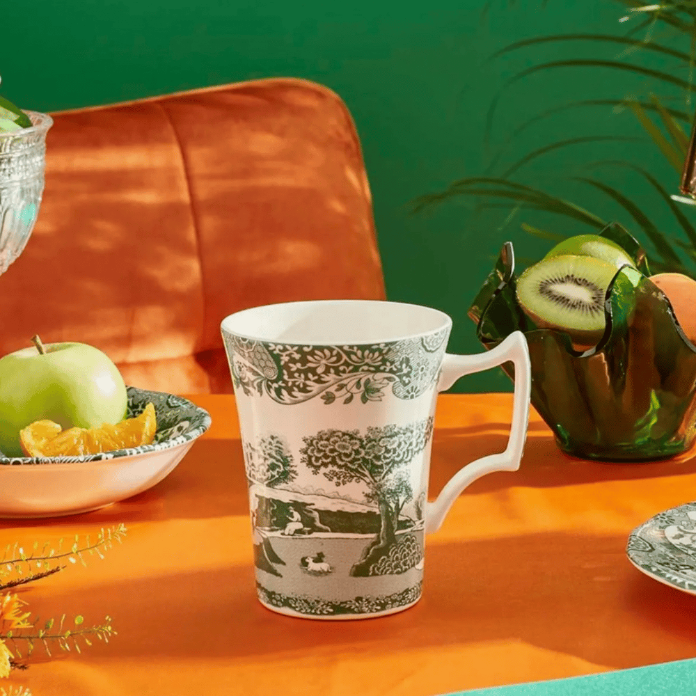 GREEN ITALIAN MUG