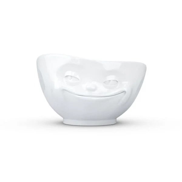 Grinning- beyaz kase, 1000ml