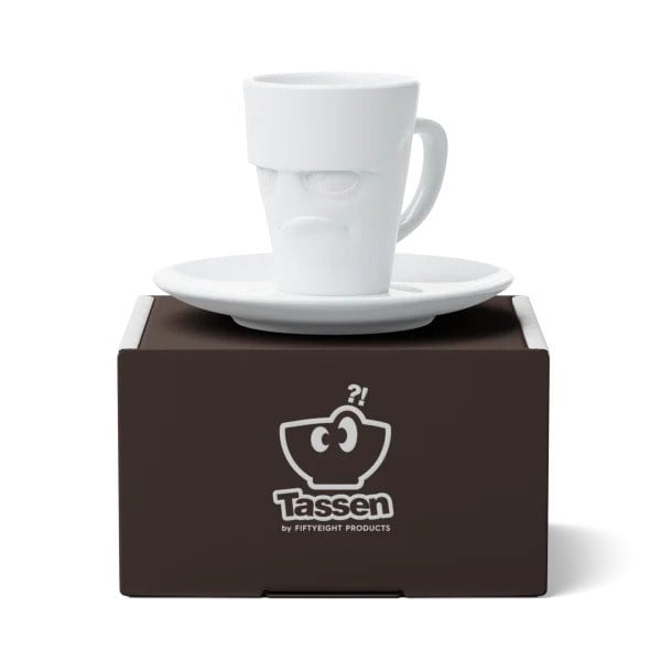 Grumpy- beyaz kahve fincanı, 80 ML