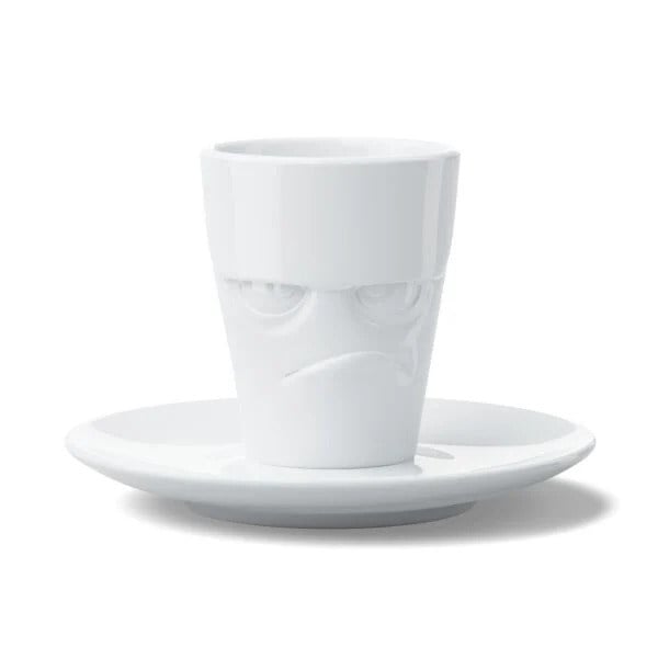 Grumpy- beyaz kahve fincanı, 80 ML
