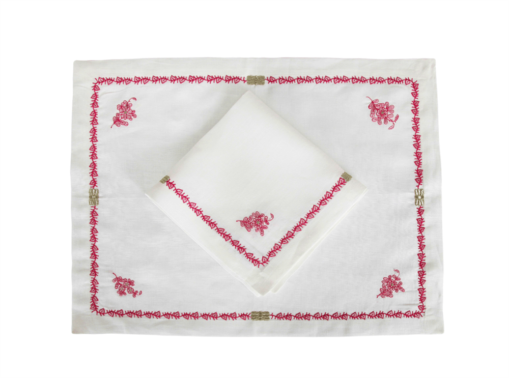HEREND APPONYİ PEMBE SERVİS PEÇETESİ