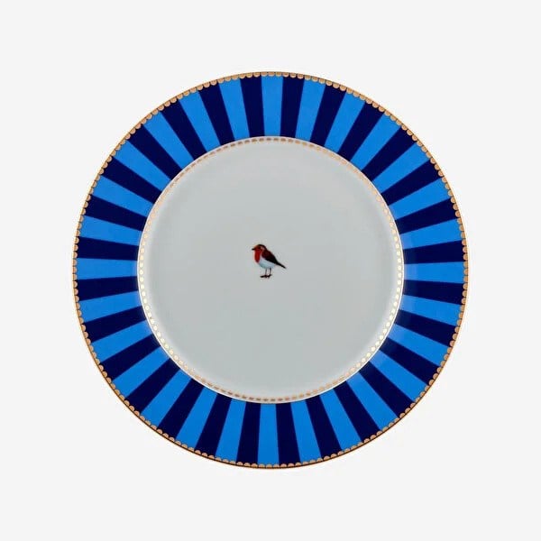 Pip Studio Mavi Porselen Kahvaltı Tabağı 21 Cm