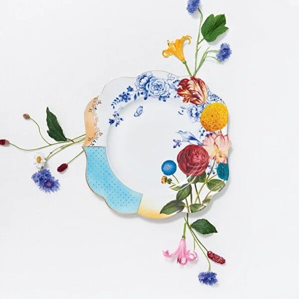 Pip Studio Mavi Porselen Yemek Tabağı 28 Cm 