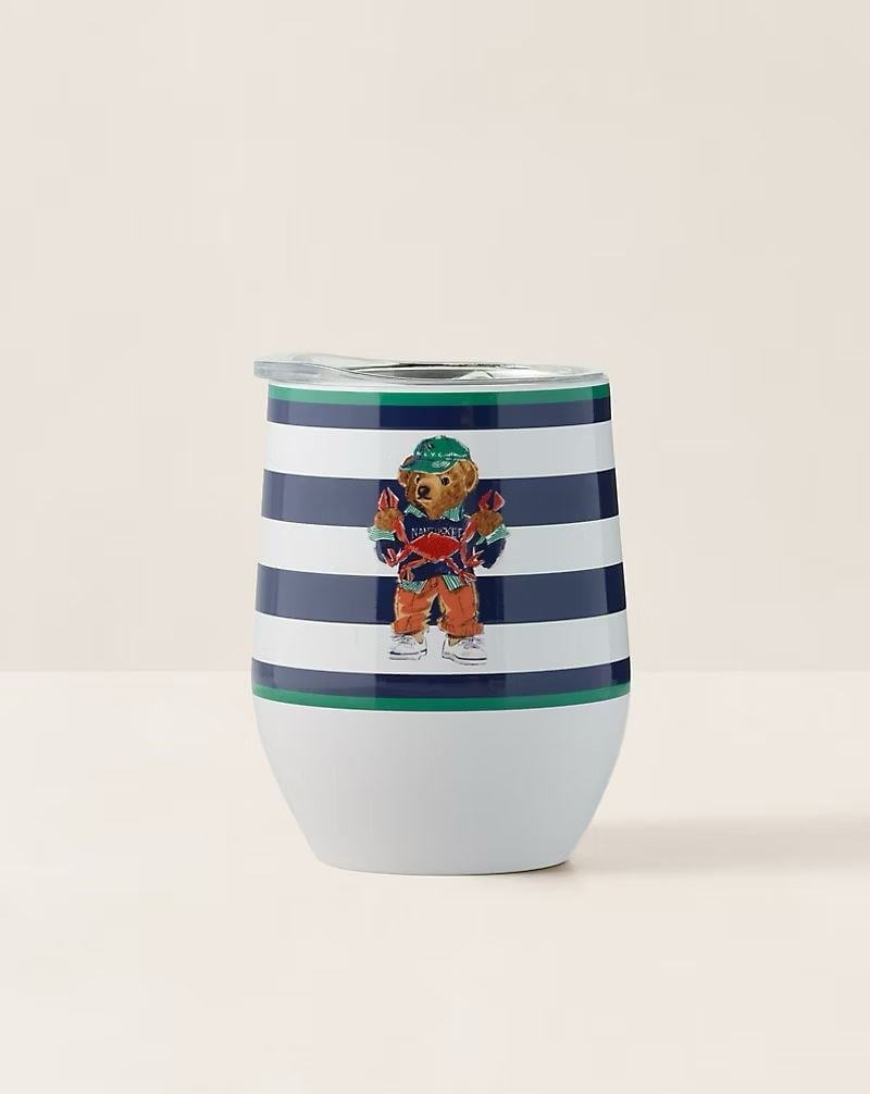Seaside Polo Bear Small Tumbler