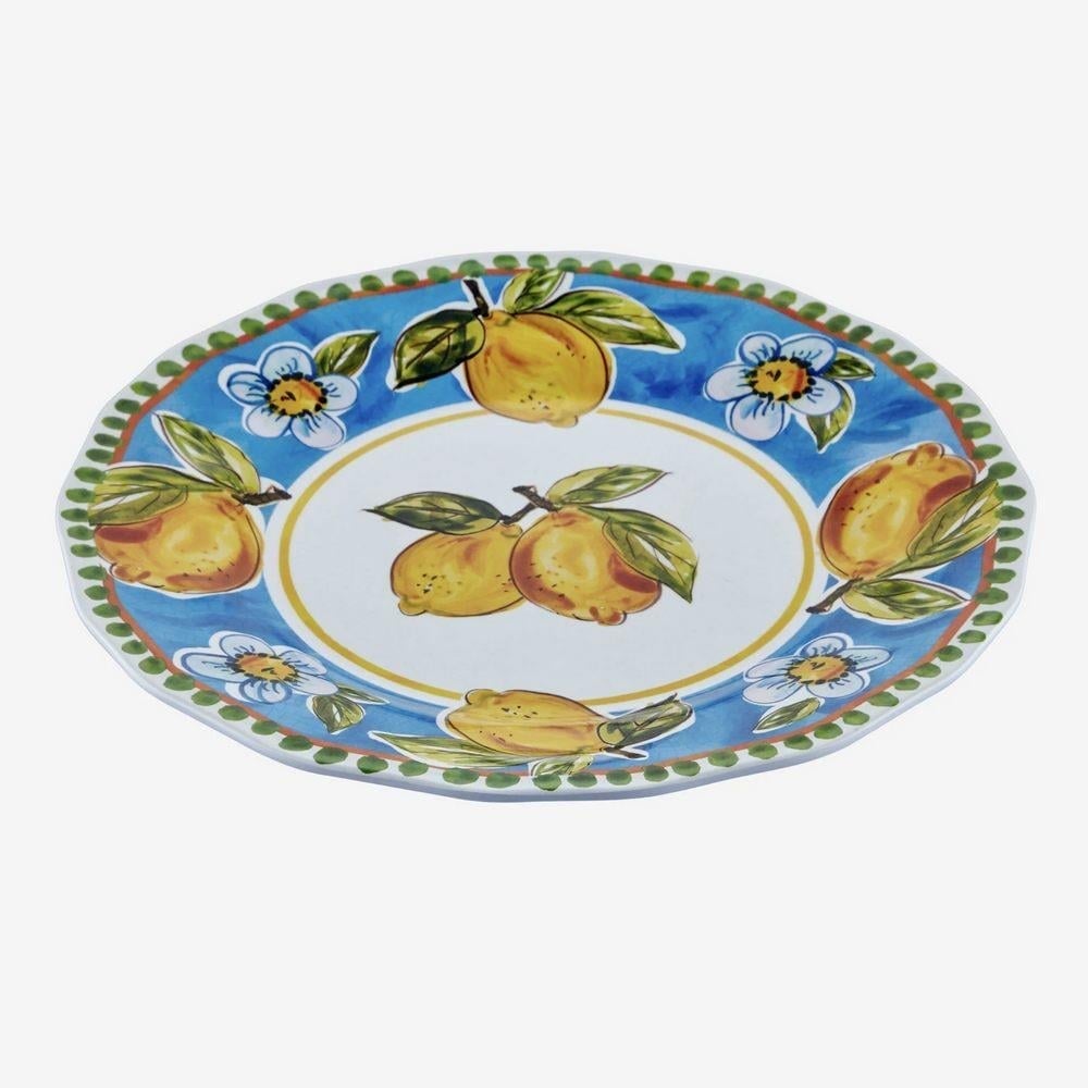 SORENTO BLUE WHITE PLATE 28 CM