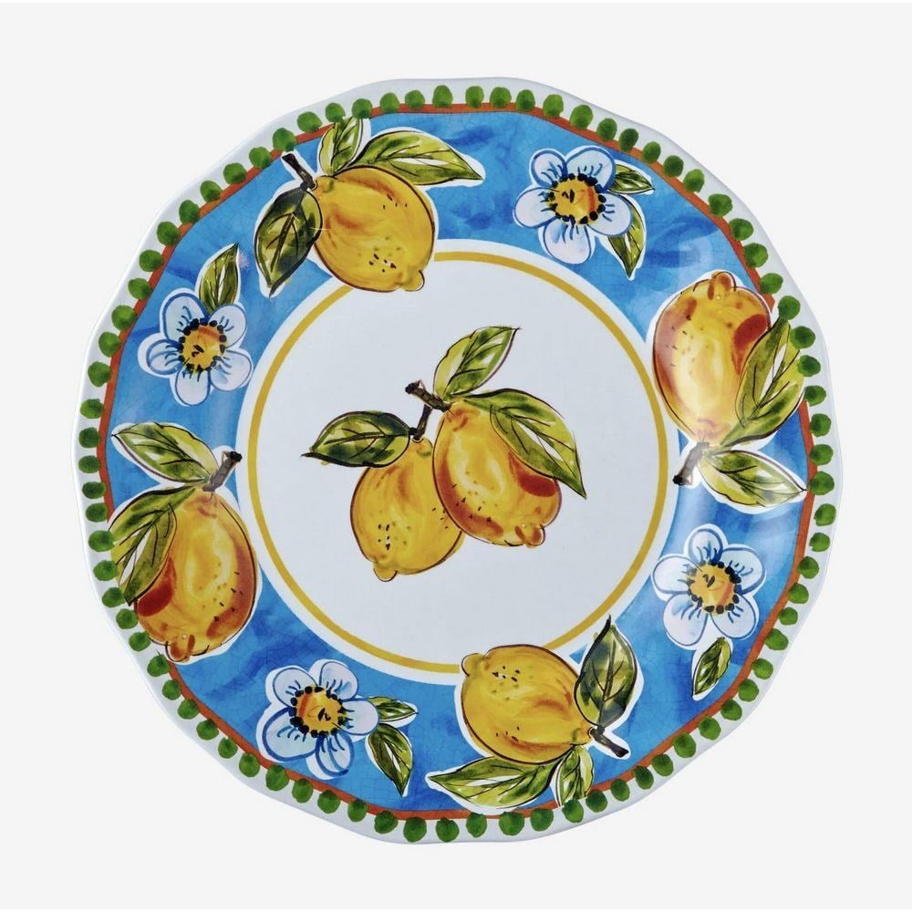SORENTO BLUE WHITE PLATE 28 CM