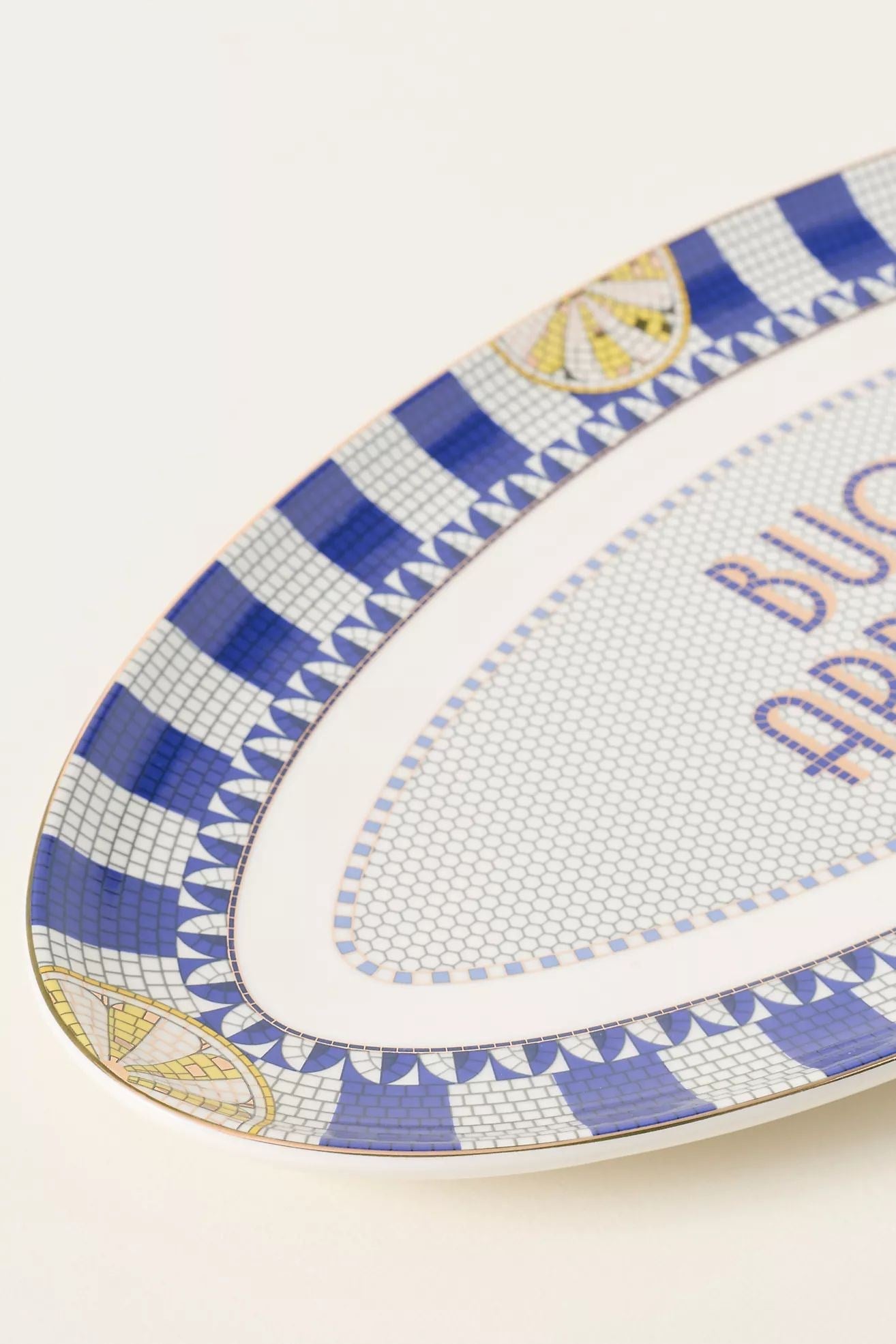 The Bistro Tile Stoneware Platter: Italia Edition