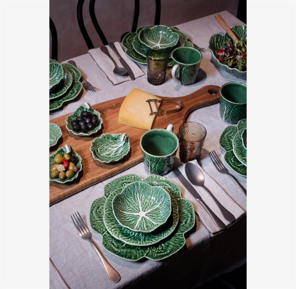 YEŞİL SERAMİK SERVİS KASESİ 32,5 CM CABBAGE COLLECTION