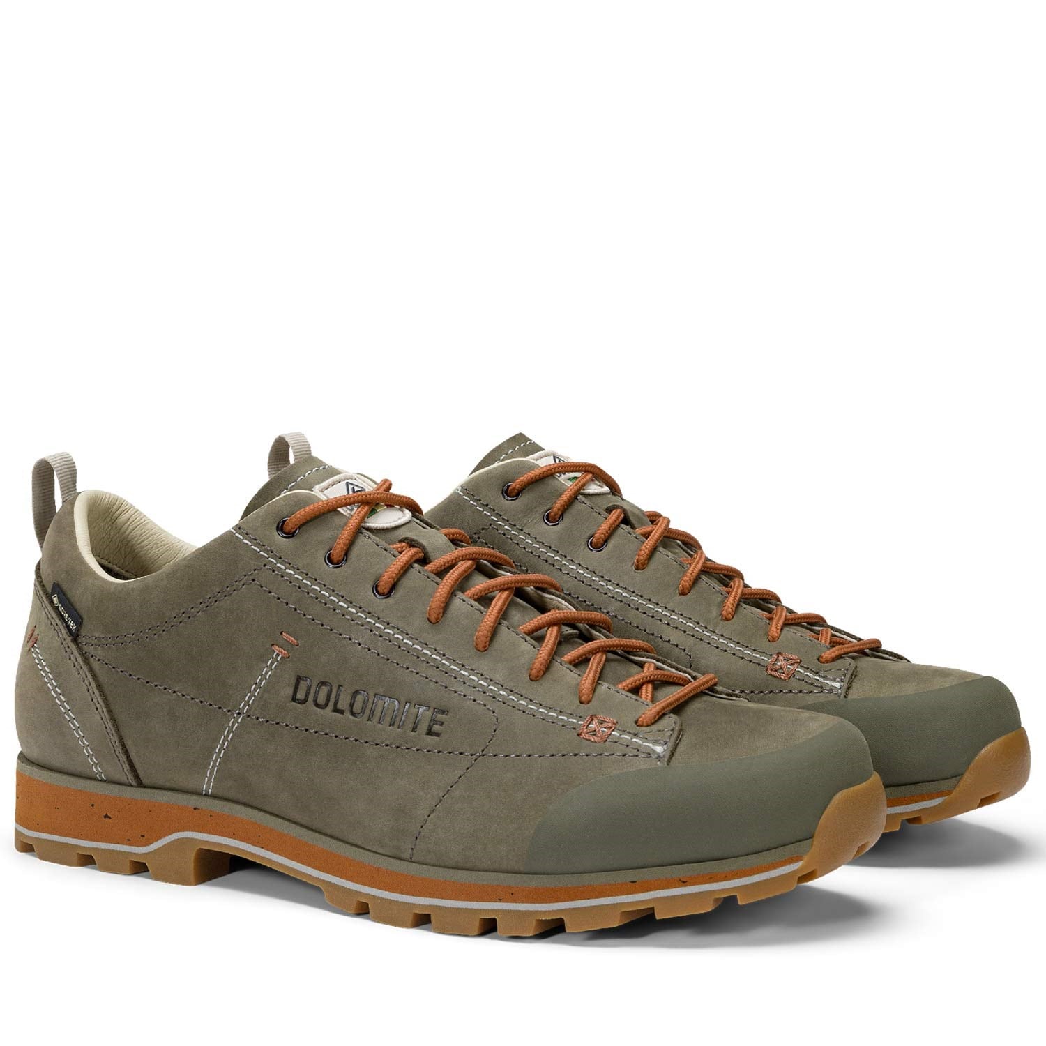 Dolomite Cinquantaquattro Low FG Evo GTX Erkek Ayakkabı-YEŞİL-TURUNCU