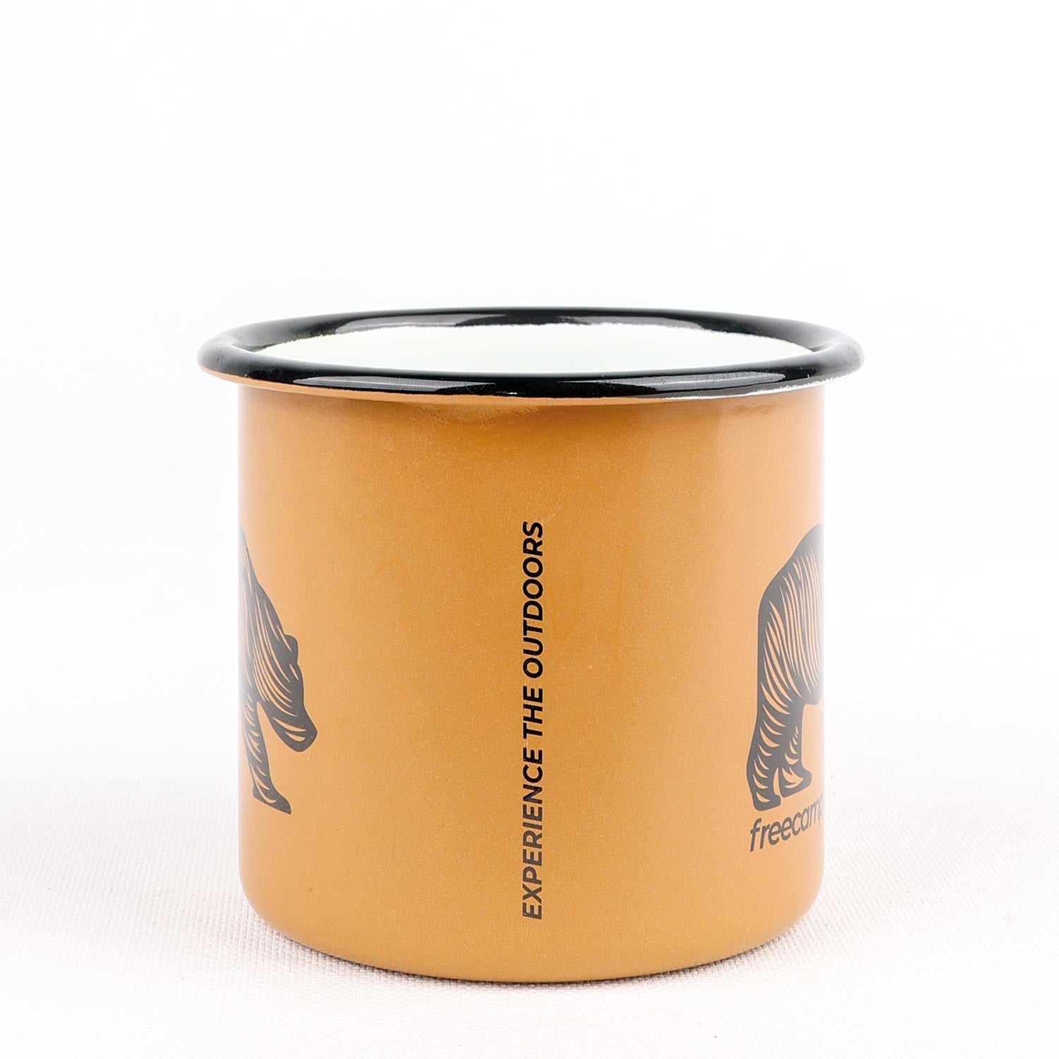 FreeCamp Campers Emaye Mug 350ml-BEJ