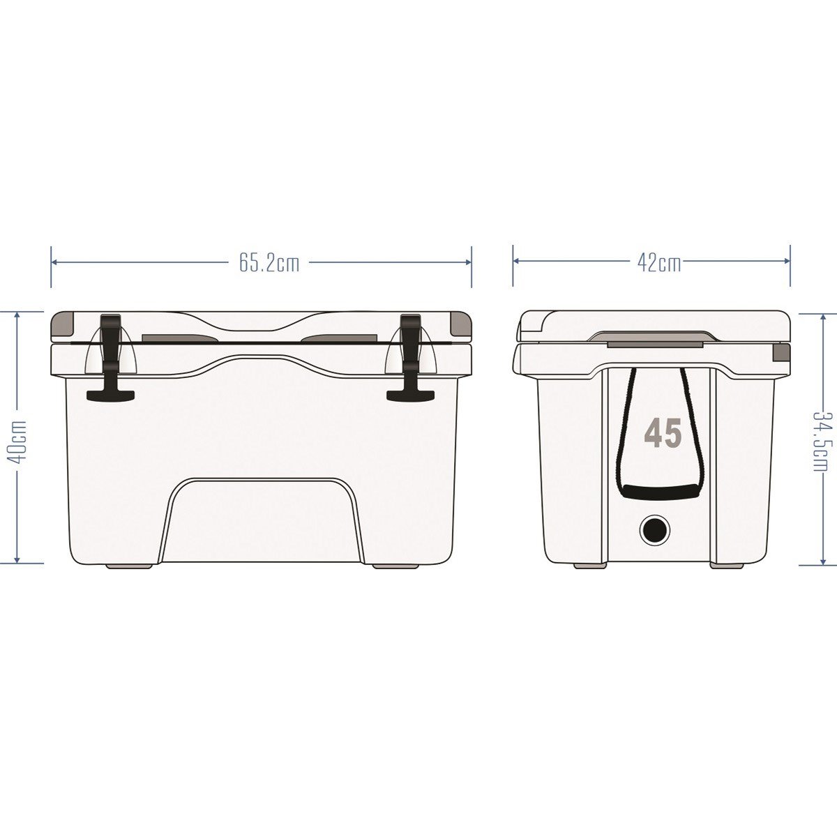 IcePeak Aden Plus Buzluk 45 Litre