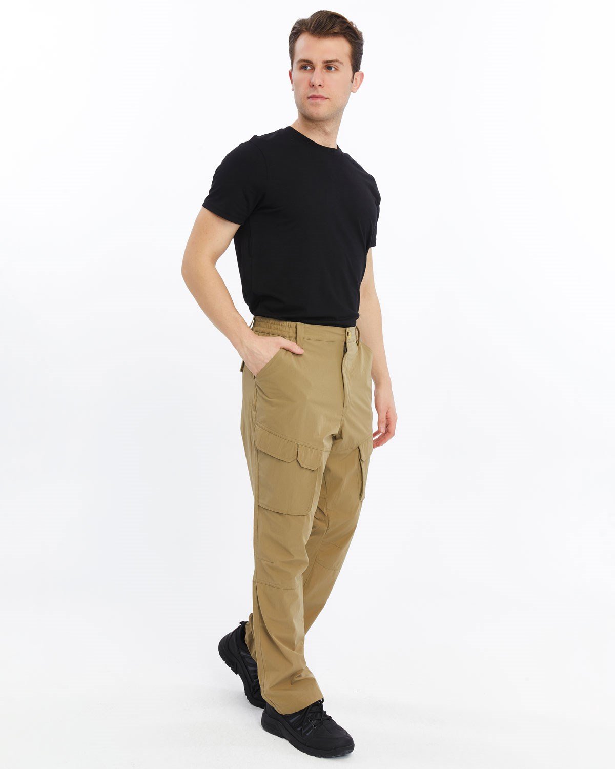 Mapamyumco Quick Dry Cargo Trekking Erkek Pantolon-BEJ