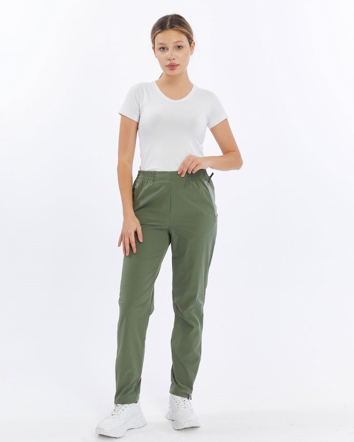 Mapamyumco Quick Dry Kadın Trekking Pantolon-HAKİ