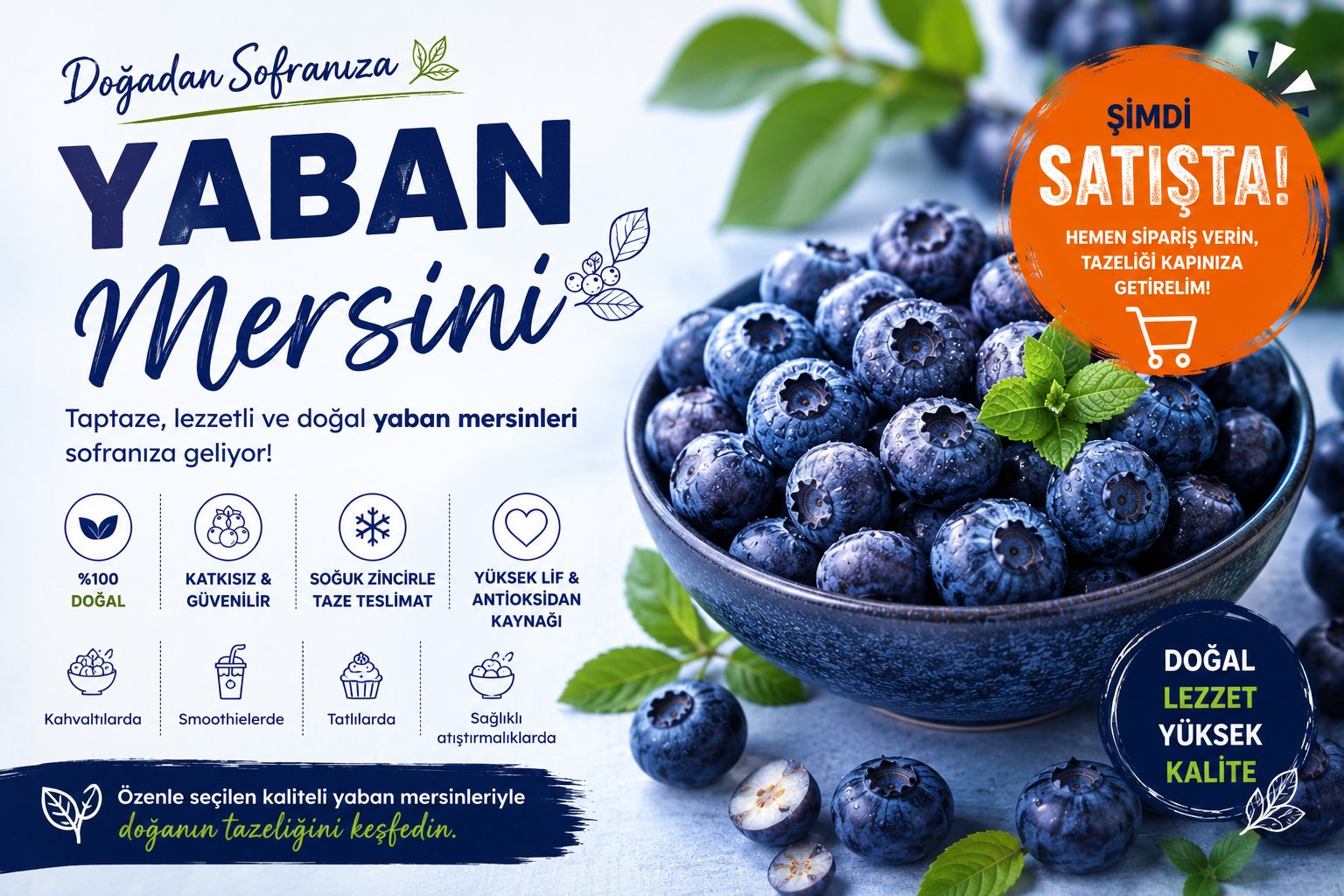 Yaban Mersini- Blueberry 250 Gr