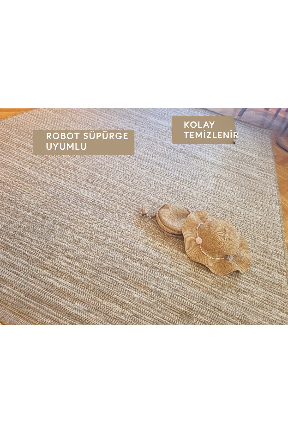 Bej İskandinav Üst Kalite Bukle Yumuşak Minimalist Salon Koridor Mutfak Çocuk Oturma Odası Halısı
