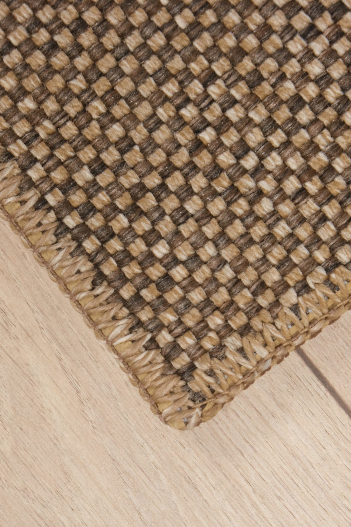 Jüt Sisal Bej Kahve Yıkanabilir Kaymaz Taban Yolluk Kilim Salon Koridor Mutfak Halısı Tozumaz