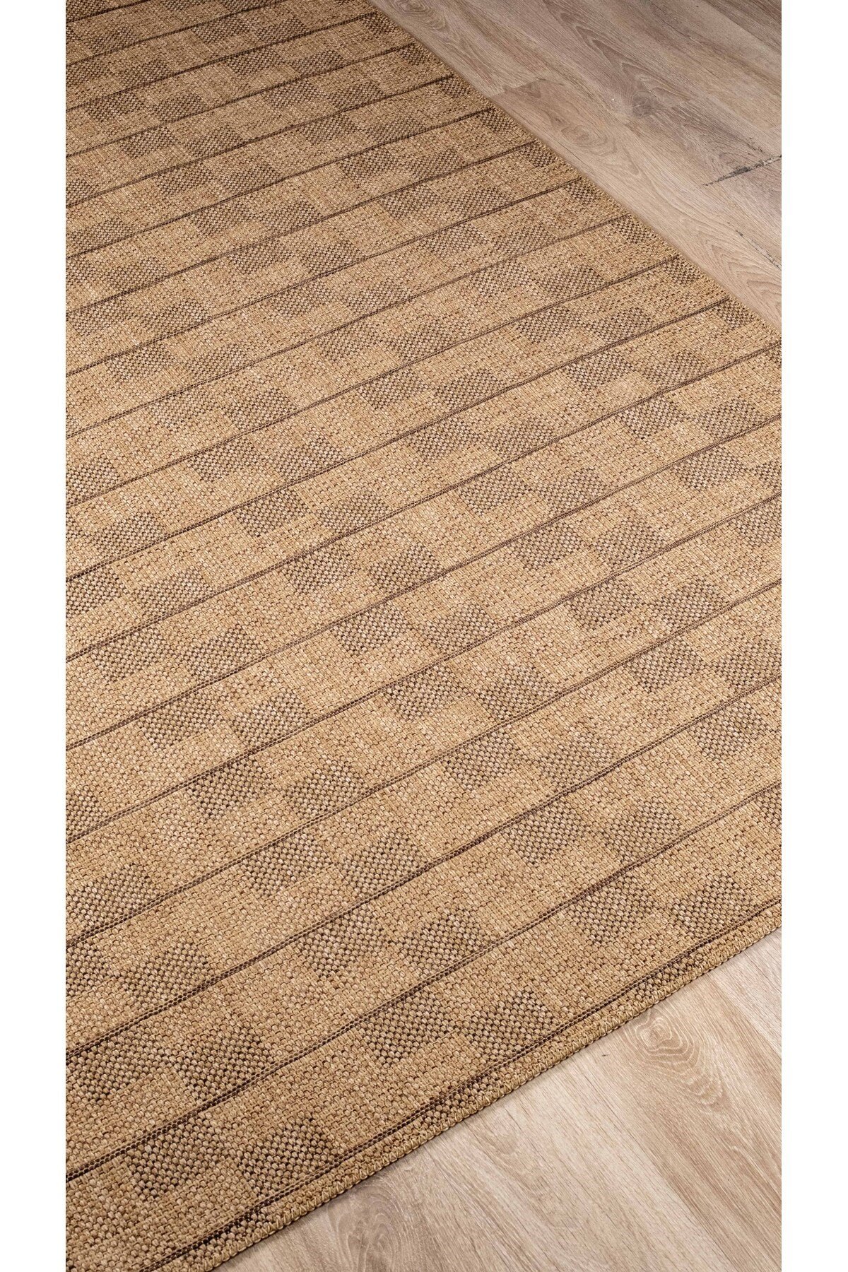 Jüt Sisal Bej Yolluk Kilim Salon Koridor Mutfak Halısı Tozumaz