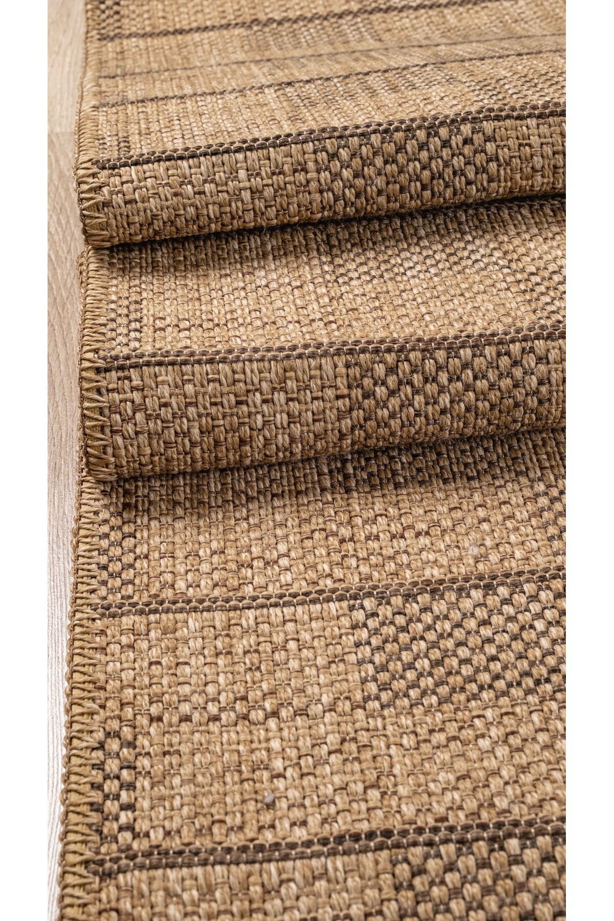 Jüt Sisal Bej Yolluk Kilim Salon Koridor Mutfak Halısı Tozumaz
