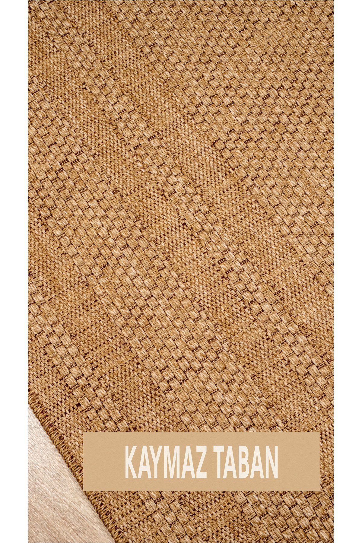 Jüt Sisal Bej Yolluk Kilim Salon Koridor Mutfak Halısı Tozumaz
