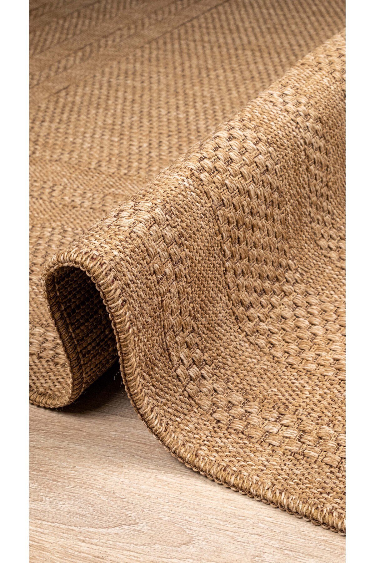 Jüt Sisal Bej Yolluk Kilim Salon Koridor Mutfak Halısı Tozumaz