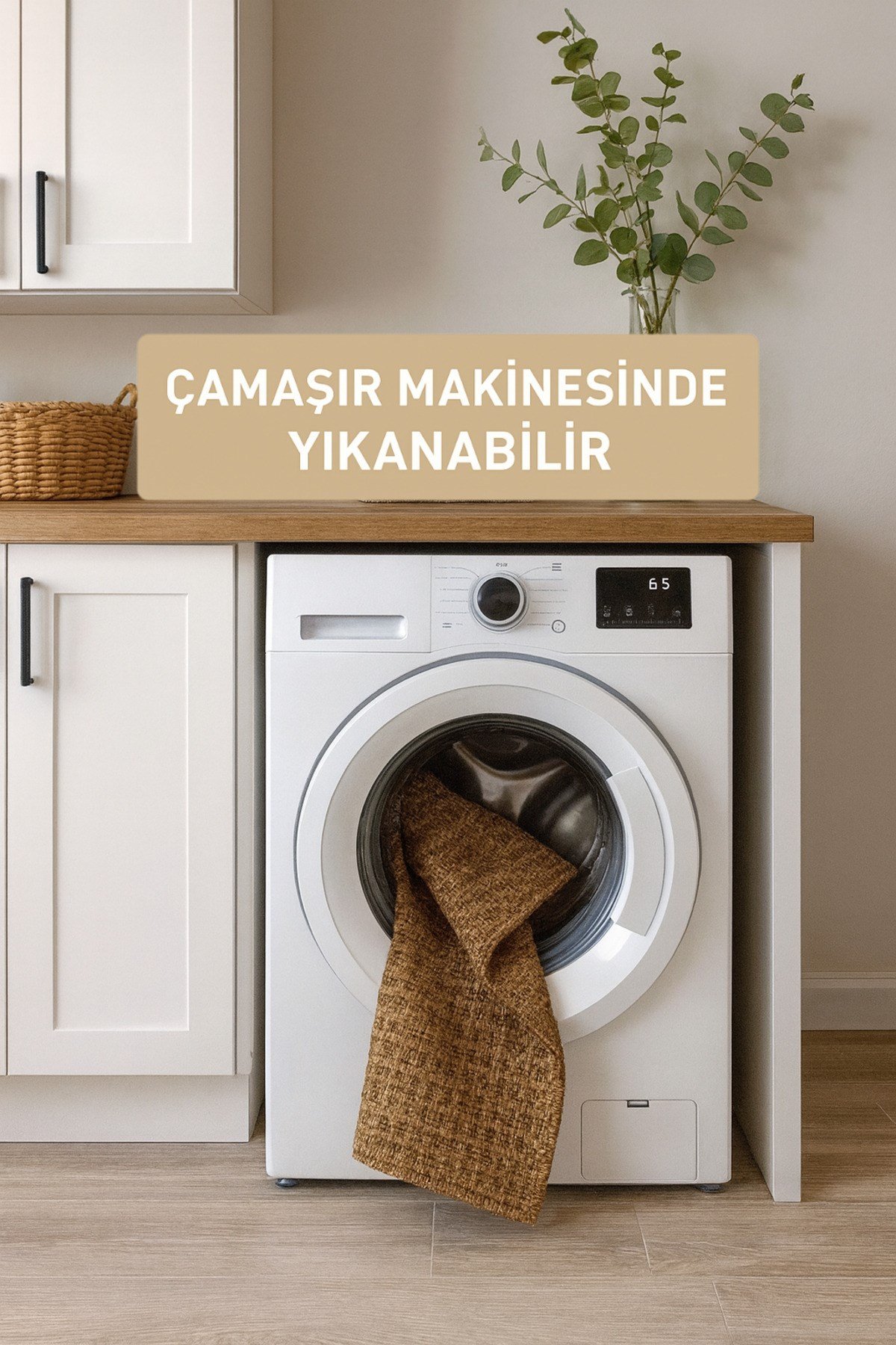 Jüt Sisal Bej Yolluk Kilim Salon Koridor Mutfak Halısı Tozumaz