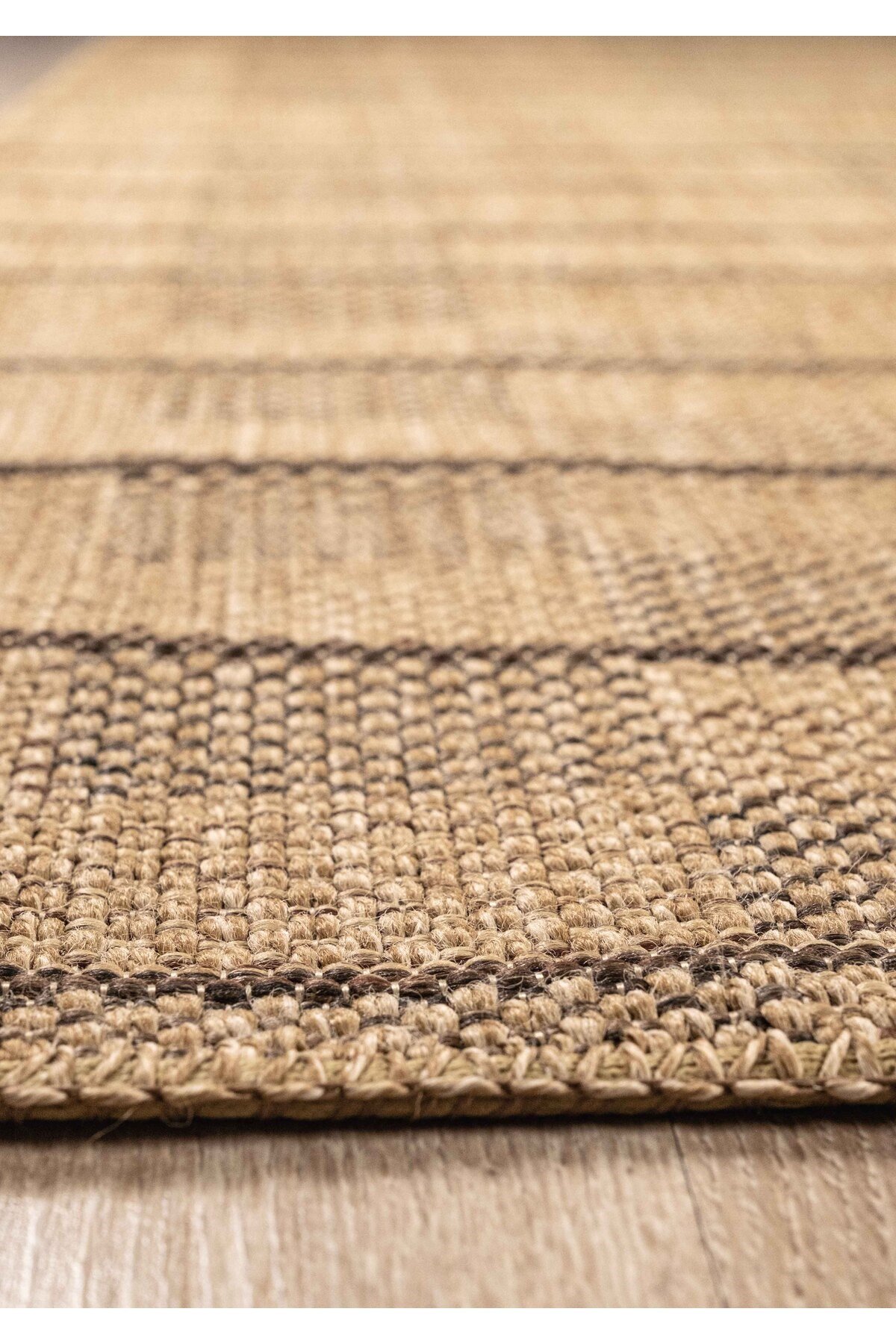 Jüt Sisal Bej Yolluk Kilim Salon Koridor Mutfak Halısı Tozumaz