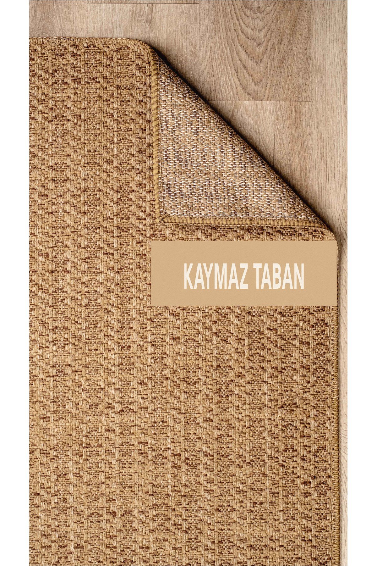 Jüt Sisal Bej Yolluk Kilim Salon Koridor Mutfak Halısı Tozumaz