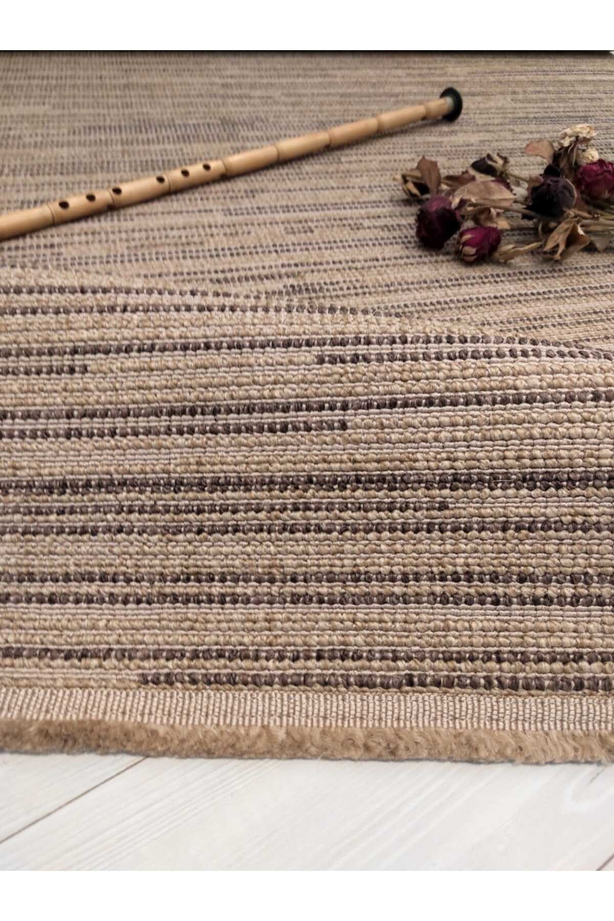 Kahve İskandinav Üst Kalite Bukle Yumuşak Minimalist Salon Koridor Mutfak Çocuk Oturma Odası Halısı