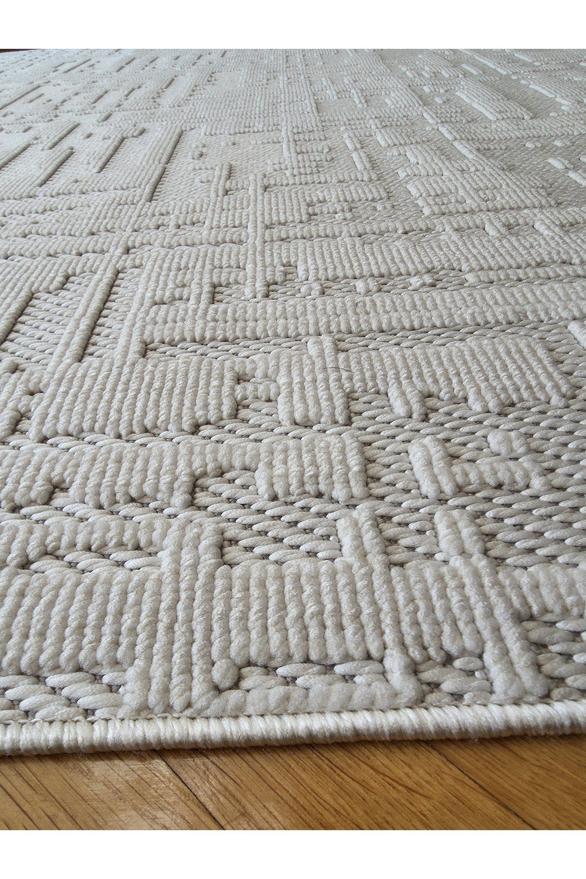 Klas 02 Krem İskandinav Sisal Bukle Yumuşak Özel Kesim Salon Koridor Mutfak Halısı Yolluk