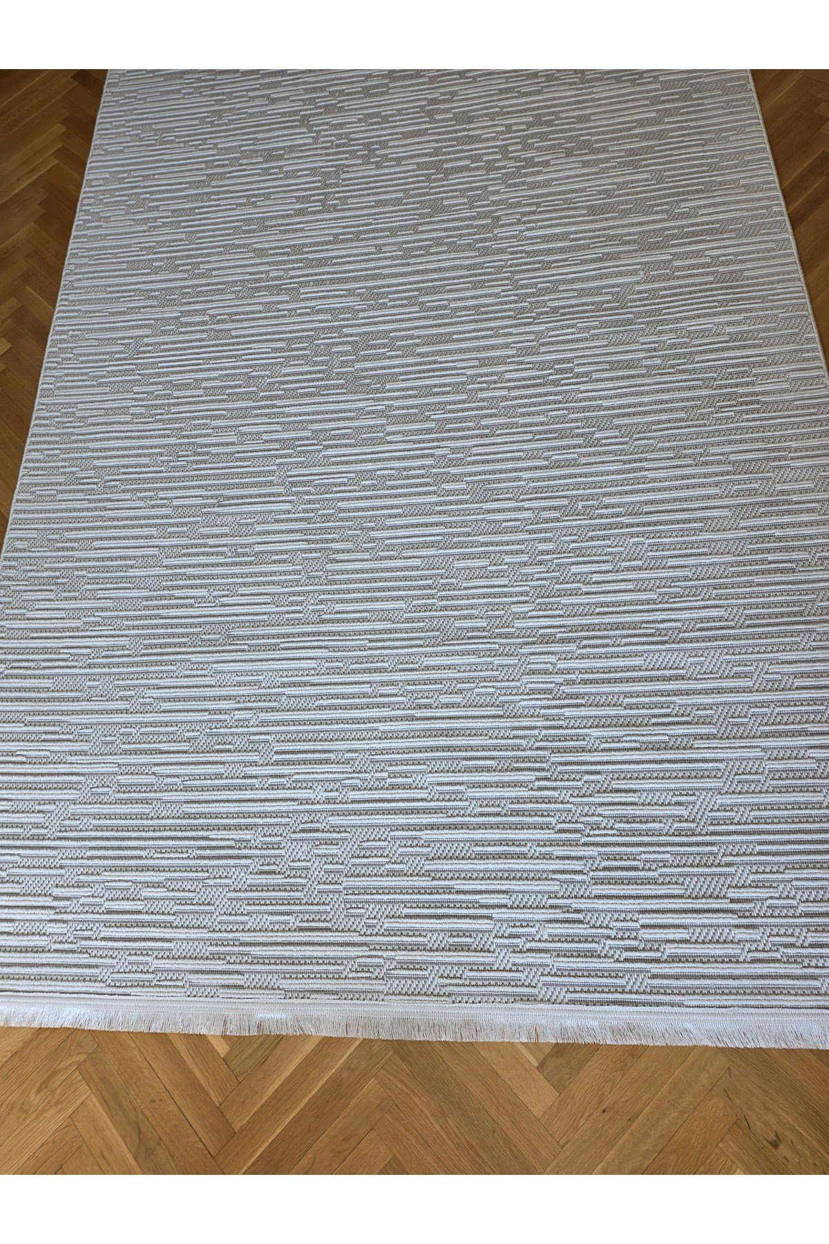 Klas 02 Krem İskandinav Sisal Bukle Yumuşak Özel Kesim Salon Koridor Mutfak Halısı Yolluk