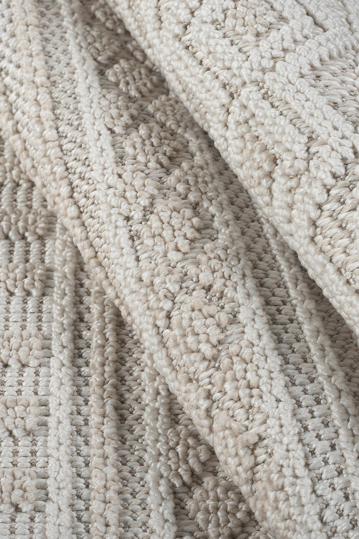 Krem Bej İskandinav Modern Tasarım Sisal Bukle Özel Ölçü Salon Oturma Odası Koridor Halısı Yolluk