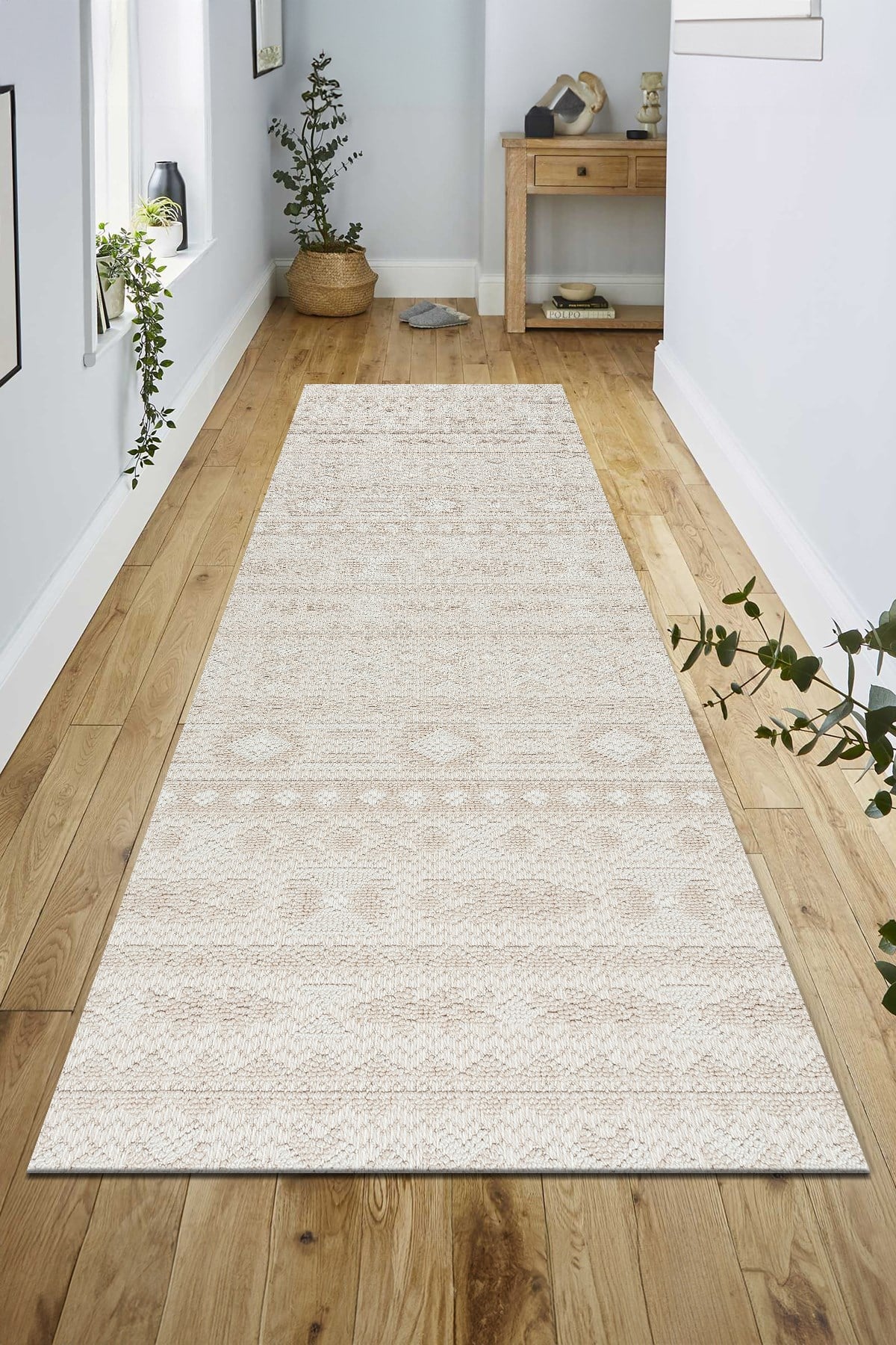 Krem Bej İskandinav Modern Tasarım Sisal Bukle Özel Ölçü Salon Oturma Odası Koridor Halısı Yolluk