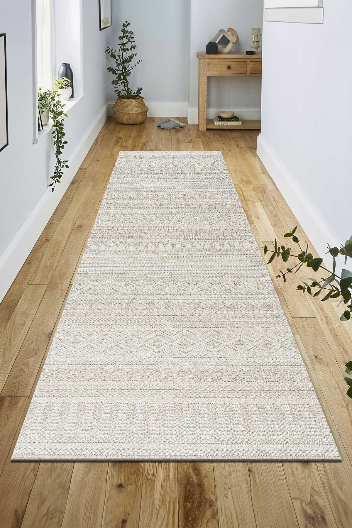 Krem Bej İskandinav Modern Tasarım Sisal Bukle Özel Ölçü Salon Oturma Odası Koridor Halısı Yolluk