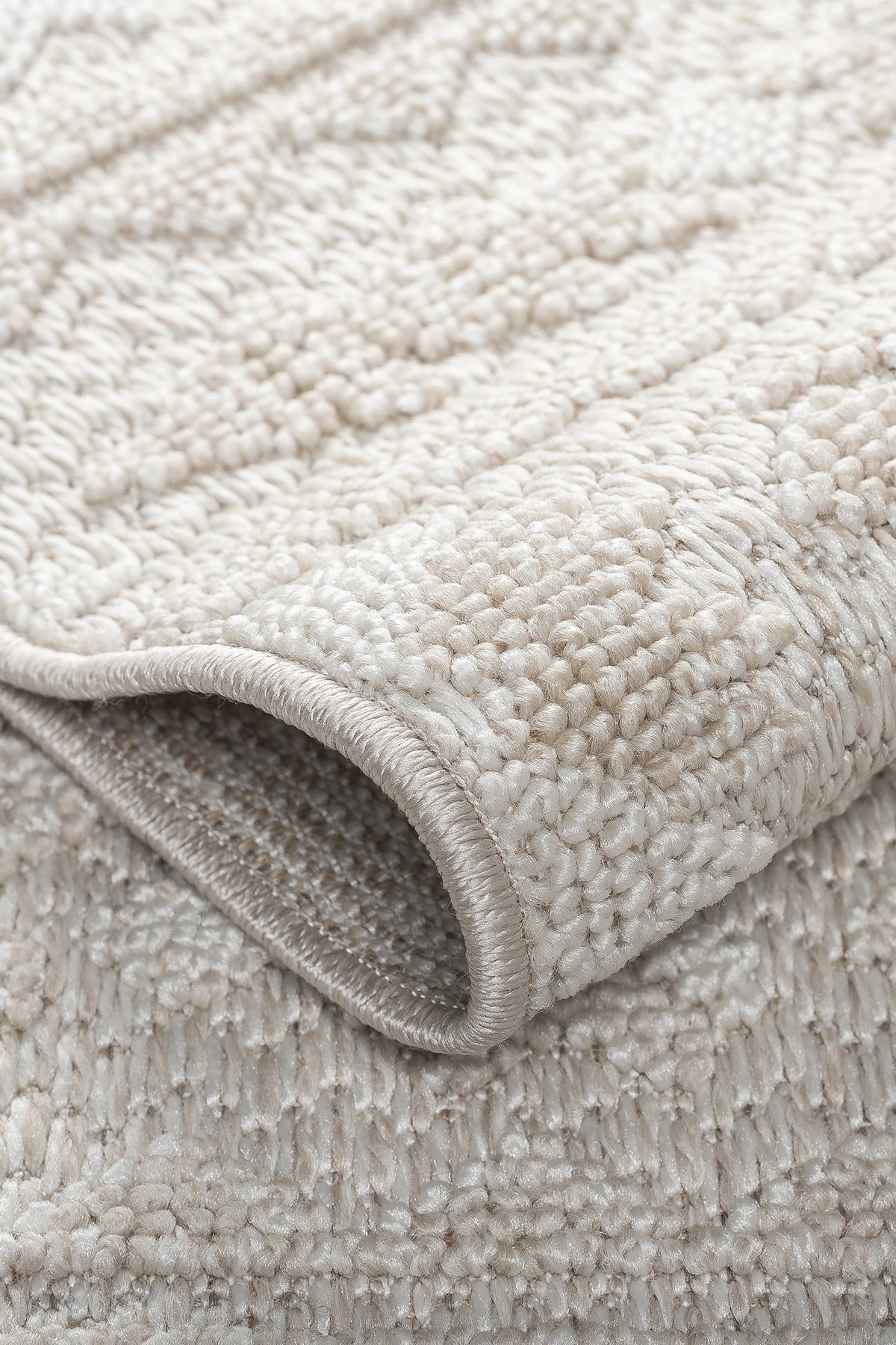 Krem Bej İskandinav Modern Tasarım Sisal Bukle Özel Ölçü Salon Oturma Odası Koridor Halısı Yolluk