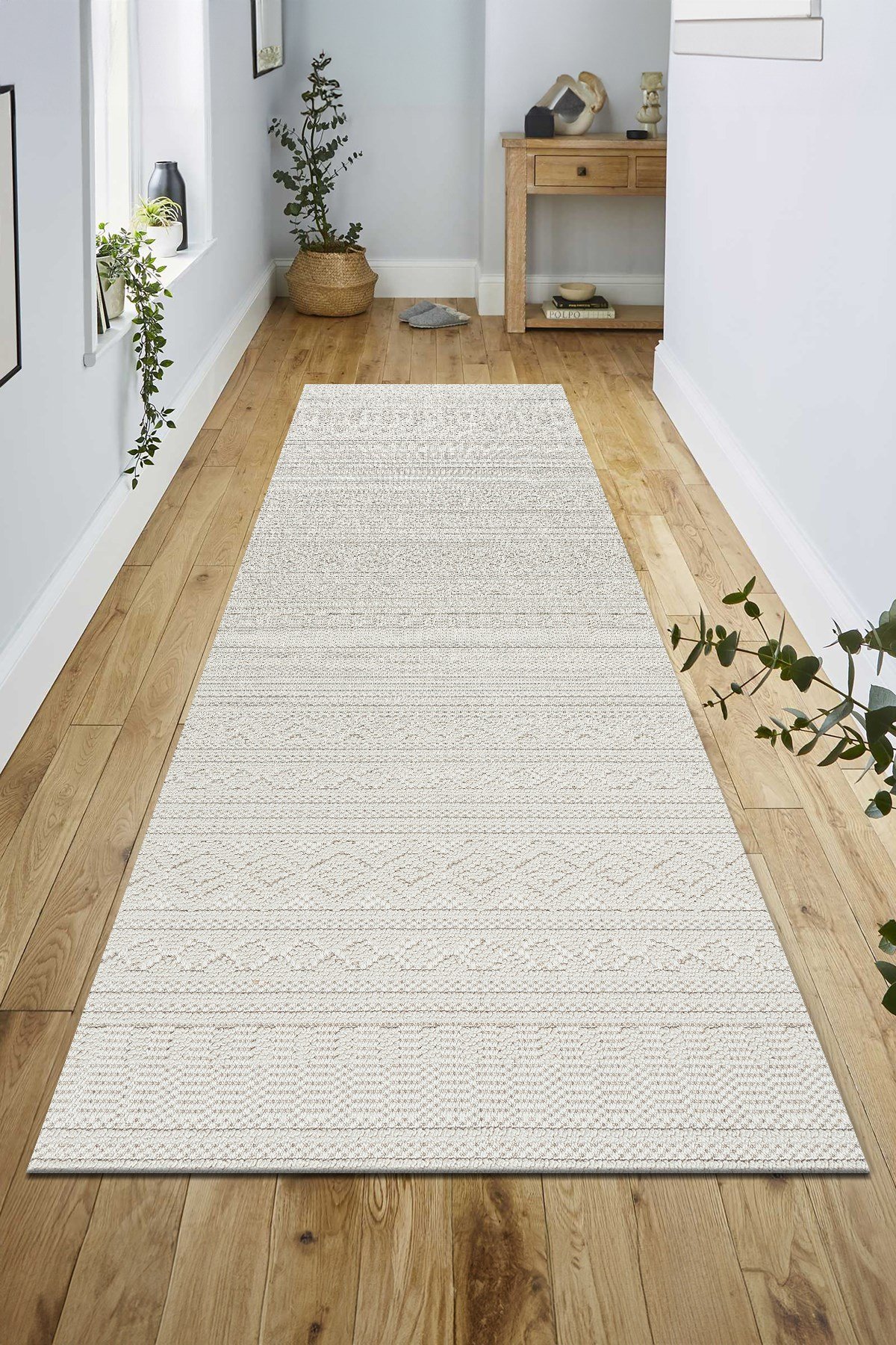 Krem İskandinav Modern Tasarım Sisal Bukle Özel Ölçü Salon Oturma Odası Koridor Mutfak Halısı Yolluk