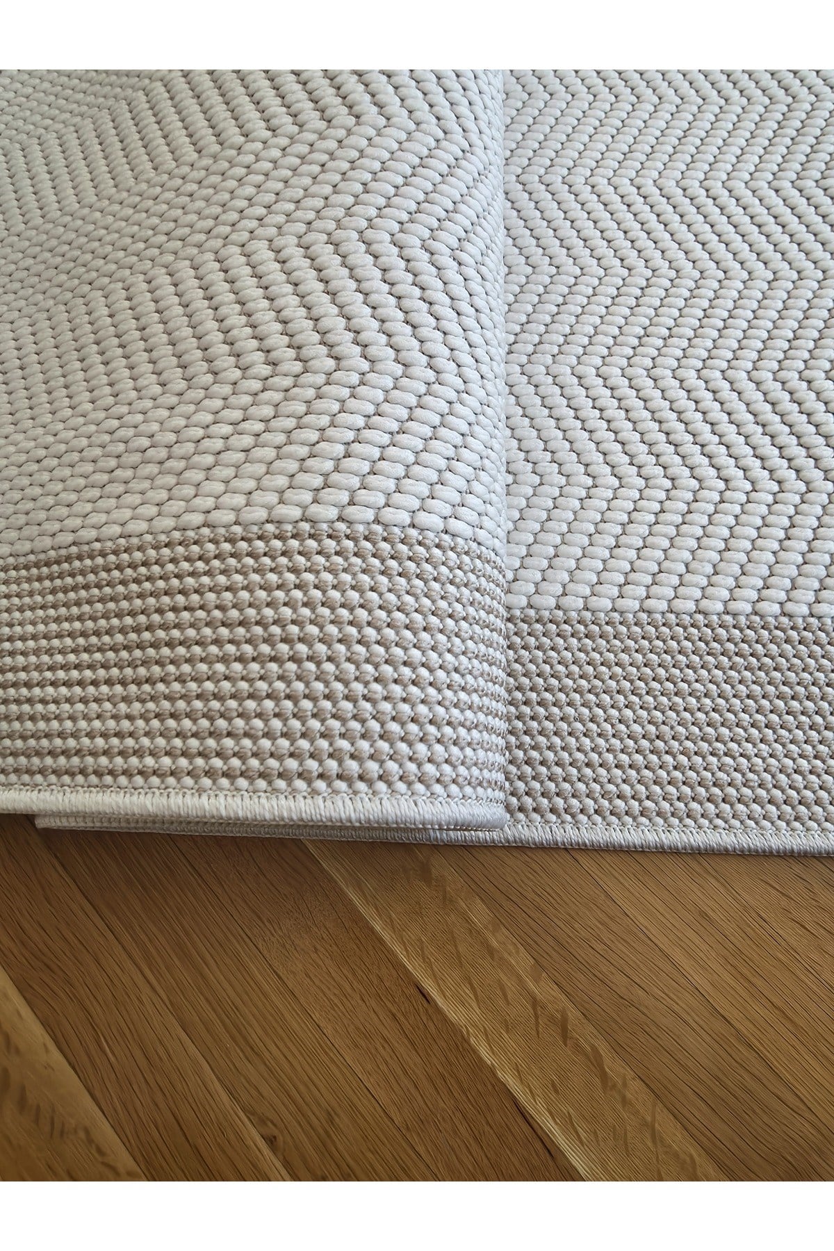 Lara 01 Krem Bej Sisal İskandinav Extra Yumuşak Özel Kesim Kolay Temizlenen Salon Koridor Halısı