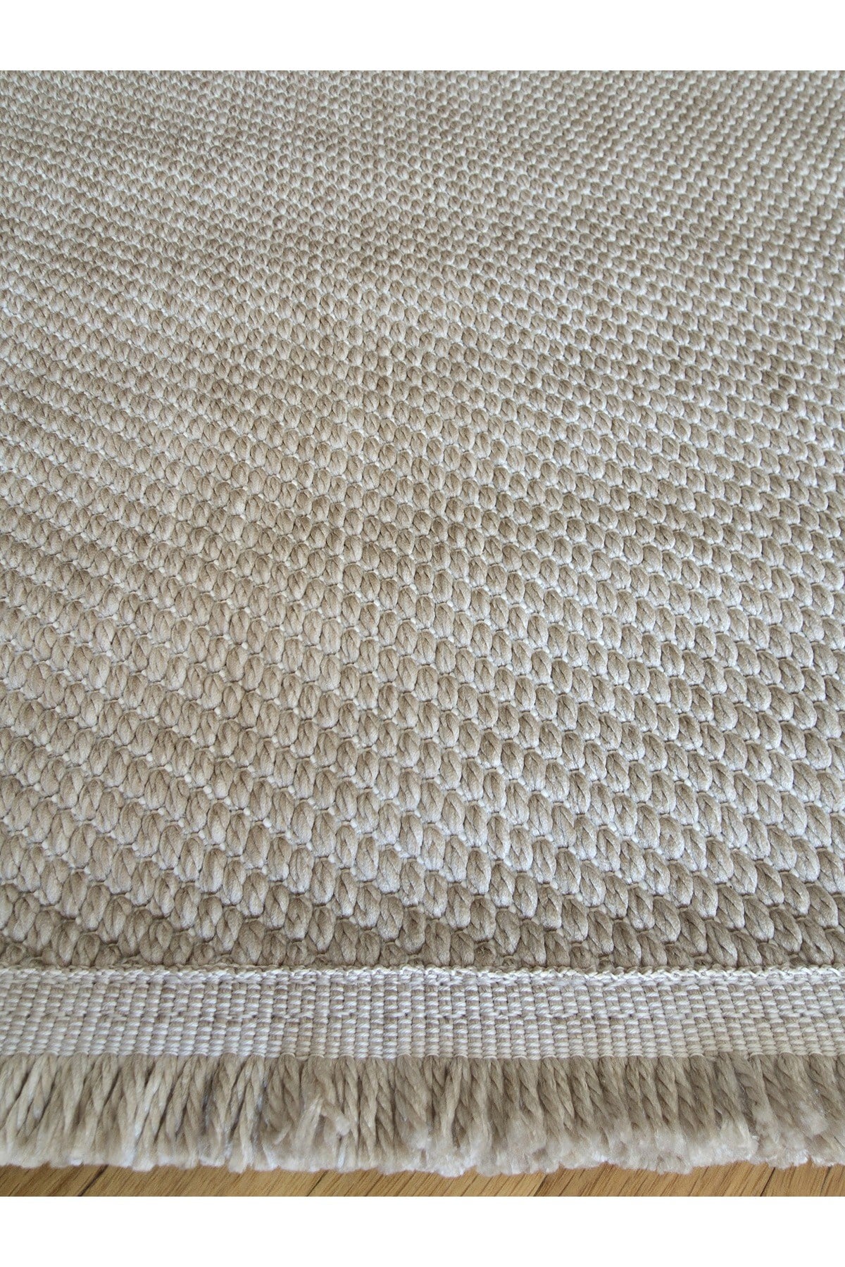 Lara 03 Bej Sisal İskandinav Extra Yumuşak Özel Kesim Kolay Temizlenen Salon Koridor Halısı