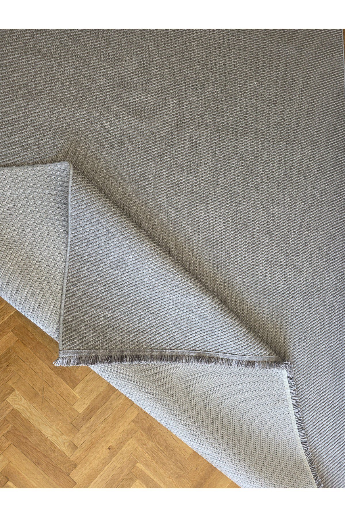 Lara 04 Gri Sisal İskandinav Extra Yumuşak Özel Kesim Kolay Temizlenen Salon Koridor Halısı