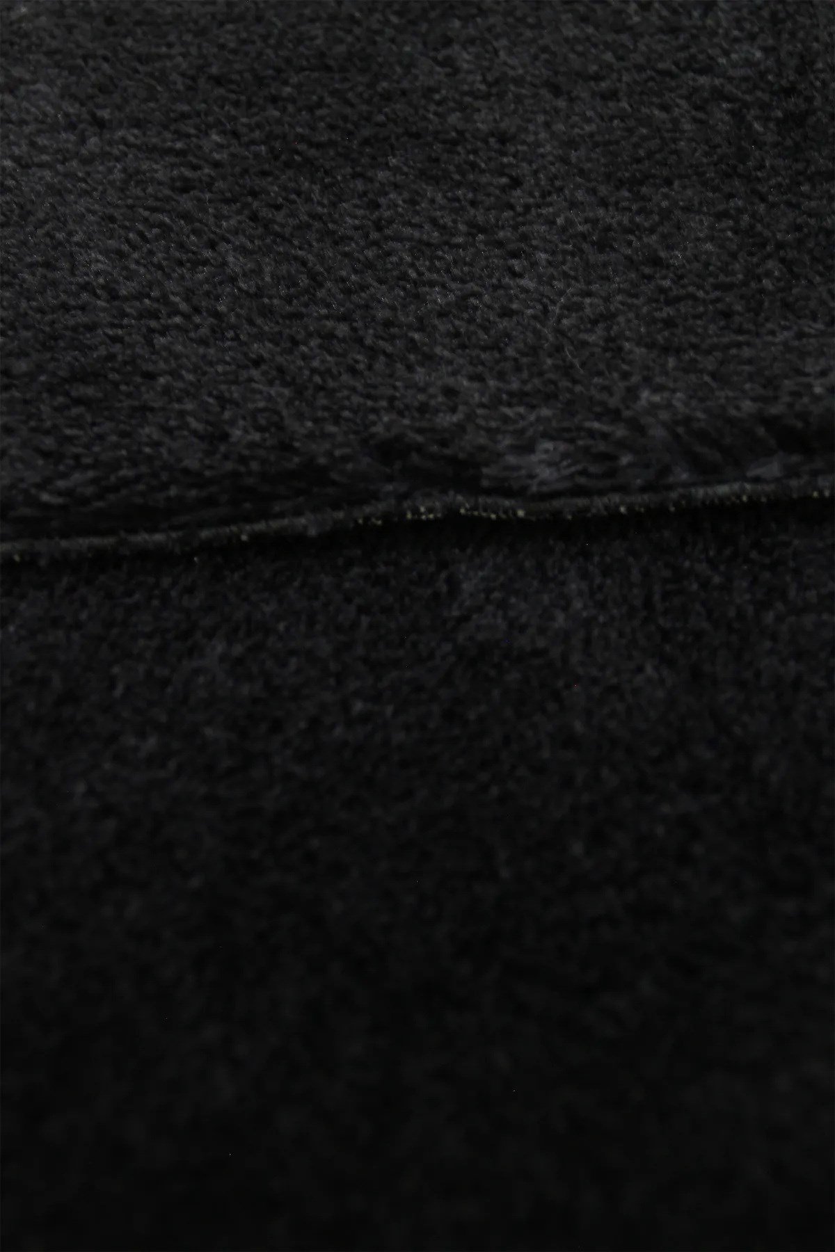 Siyah Oval Peluş Post Halı Yolluk Yumuşak Tüylü Puffy Kaymaz Taban Dekoratif Yıkanabilir Modern