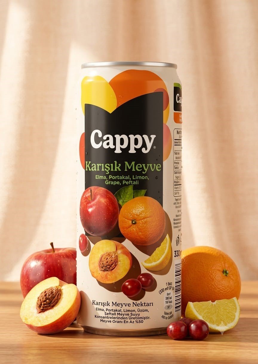 Cappy Kutu Karışık Meyve Suyu 330 ml 12'li