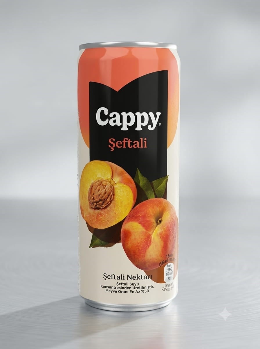 Cappy Kutu Şeftali Meyve Suyu 330 ml 12'li