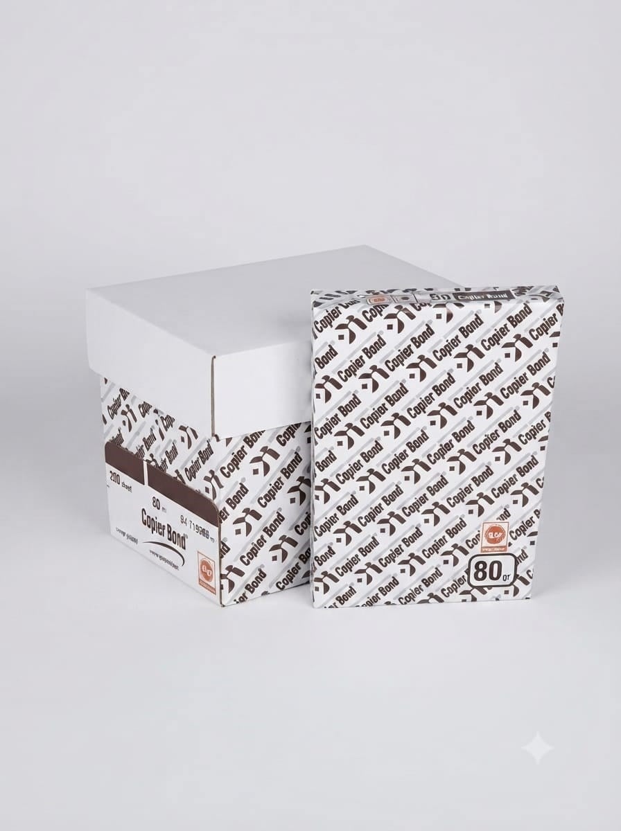 Copier Bond A4 Fotokopi Kağıdı 80 g 1 Koli 5 Paket (2.500 Sayfa)