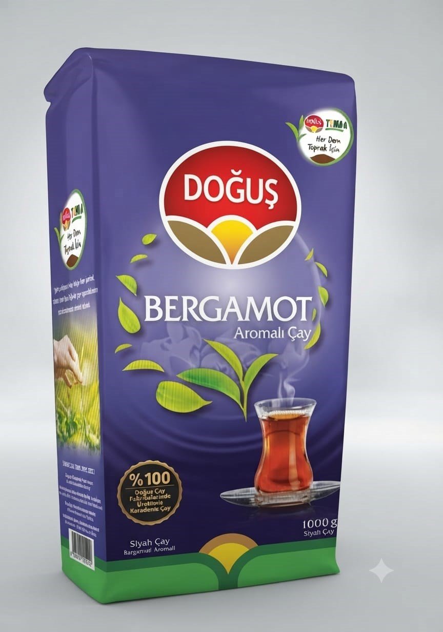 Doğuş Bergamot Aramolı Siyah Çay 1000 g